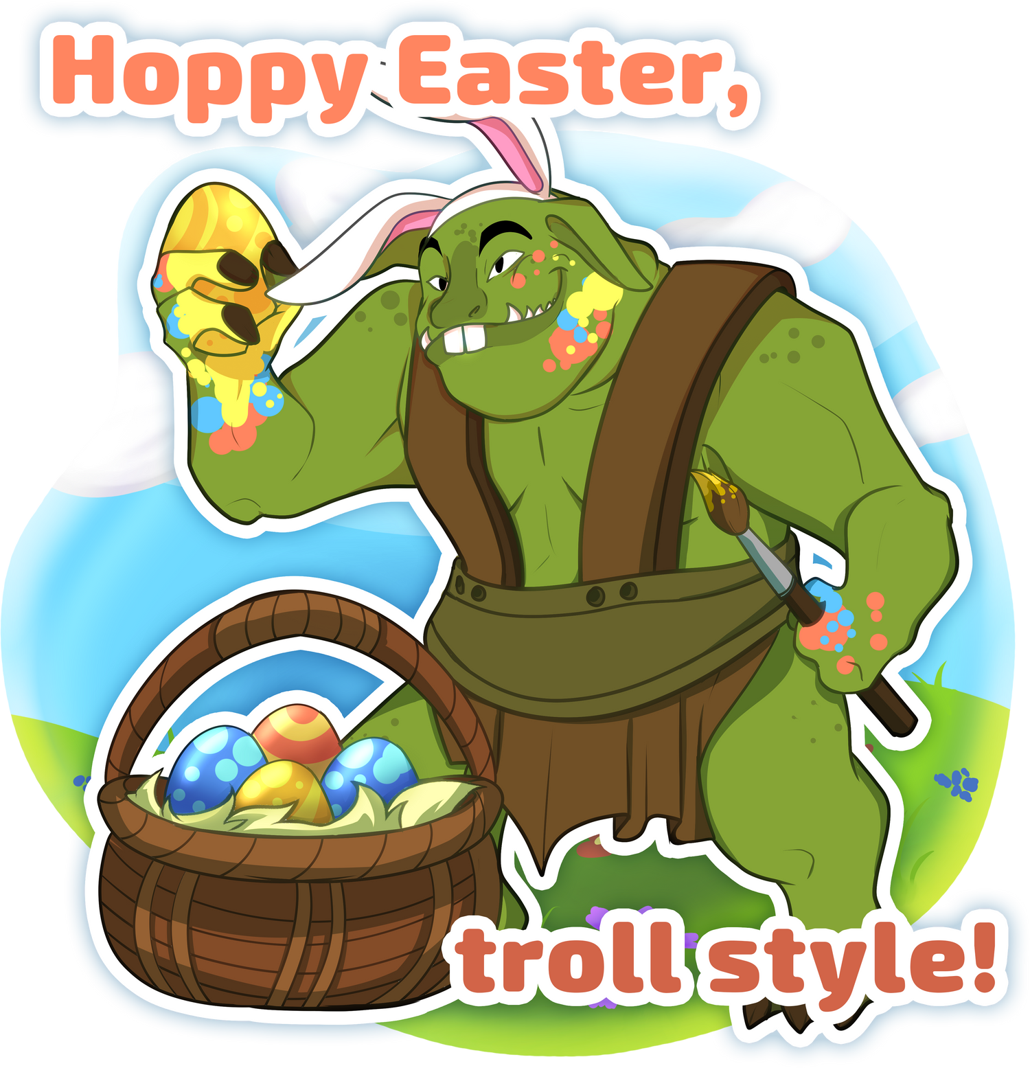 Hoppy Easter, troll style!