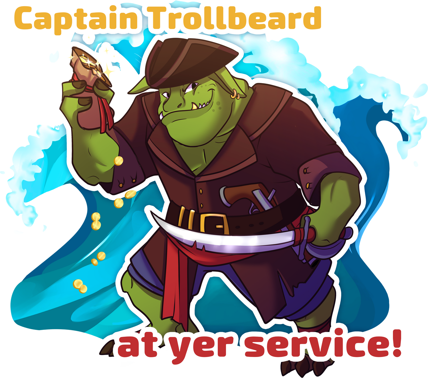 Captain Trollbeard at Yer Service!