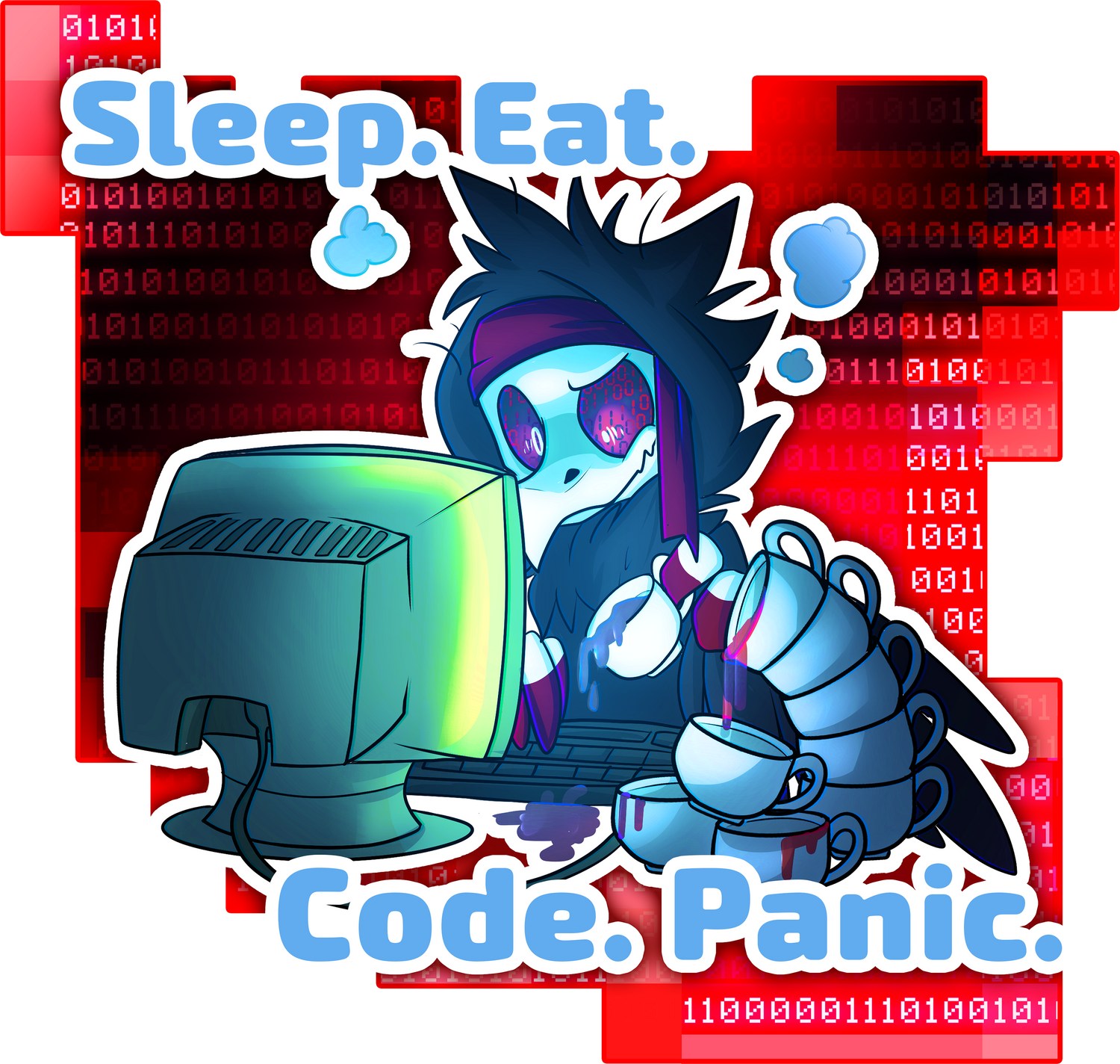 Sleep. Eat. Code. Panic
