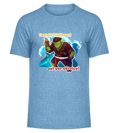 Hellblau Meliert-6806